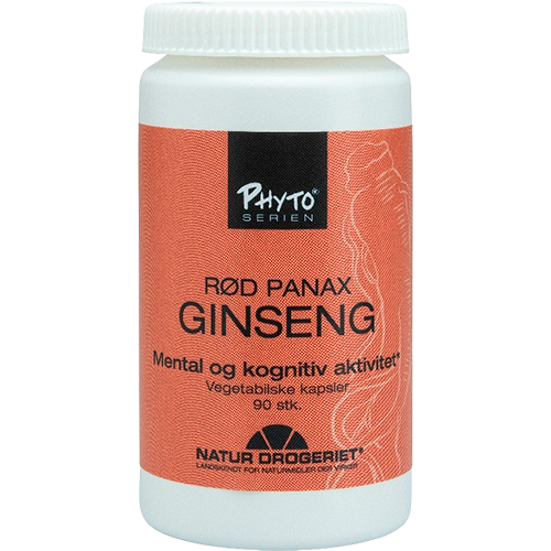 Natur Drogeriet Ginseng Rød Panax 400 mg (90 kapsler)