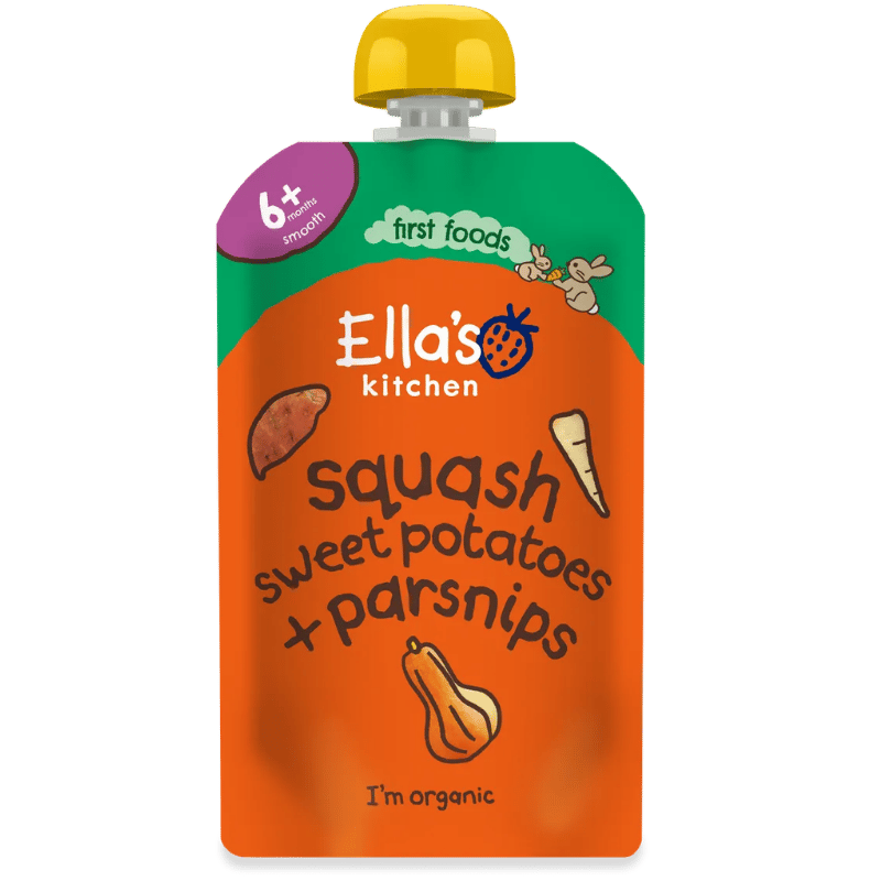 Ellas Kitchen Mos m. squash, sød kartoffel og pastinak (120 g)
