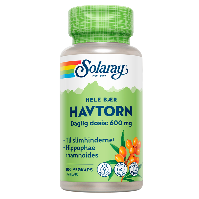Solaray Havtorn 300 mg (100 kapsler)