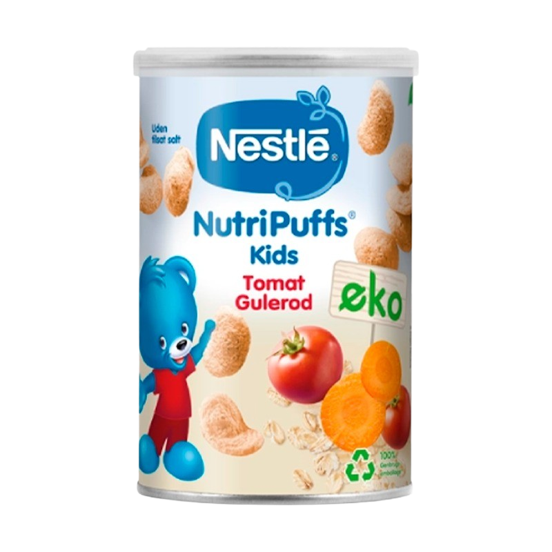 Nestlé NutriPuffs Kids Tomat Gulerod Ø (35 g)