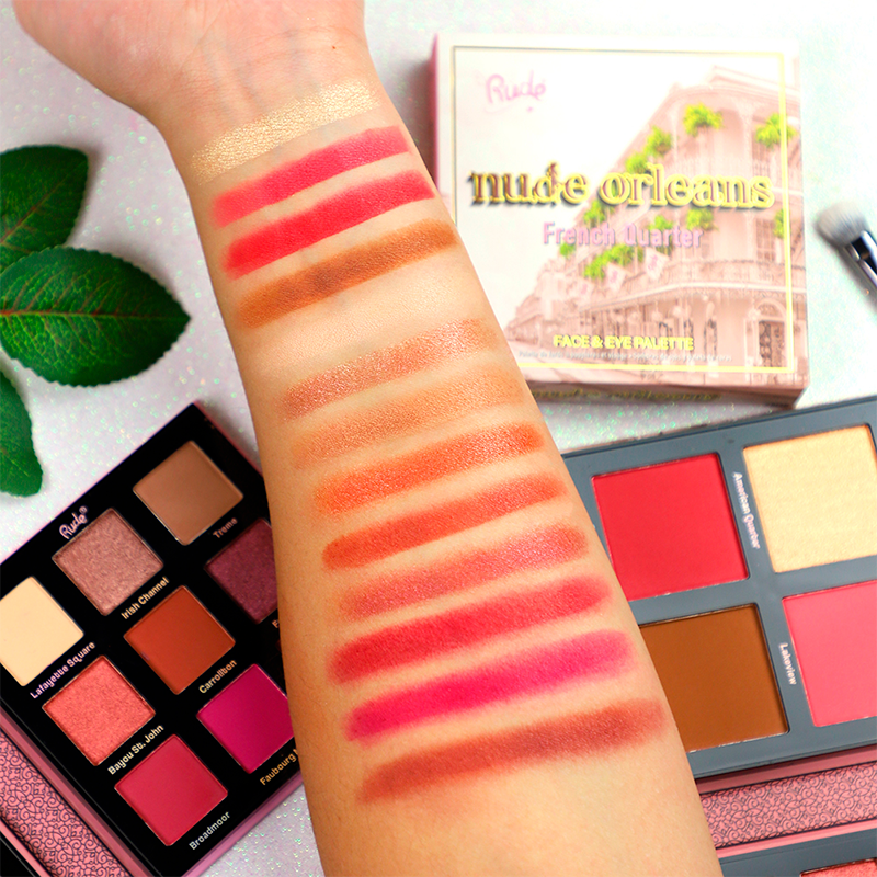 RUDE Cosmetics Nude Orleans Face & Eye Palette (1 stk)