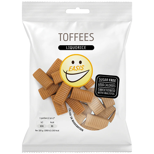 EASIS Liquorice Toffees (60 g)