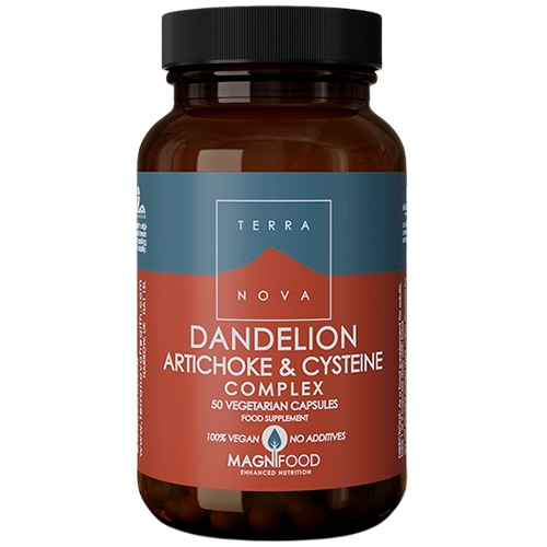 Terranova Dandelion, Artichoke & Cysteine Complex (50 kaps)