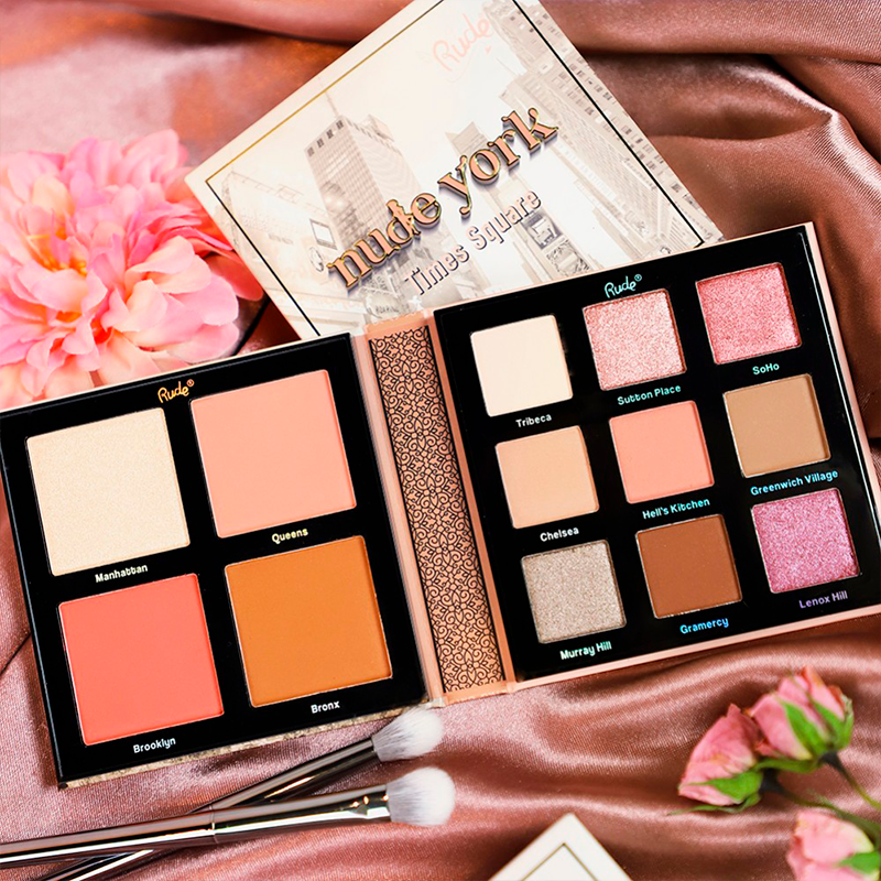 RUDE Cosmetics Nude York Face & Eye Palette (1 stk)