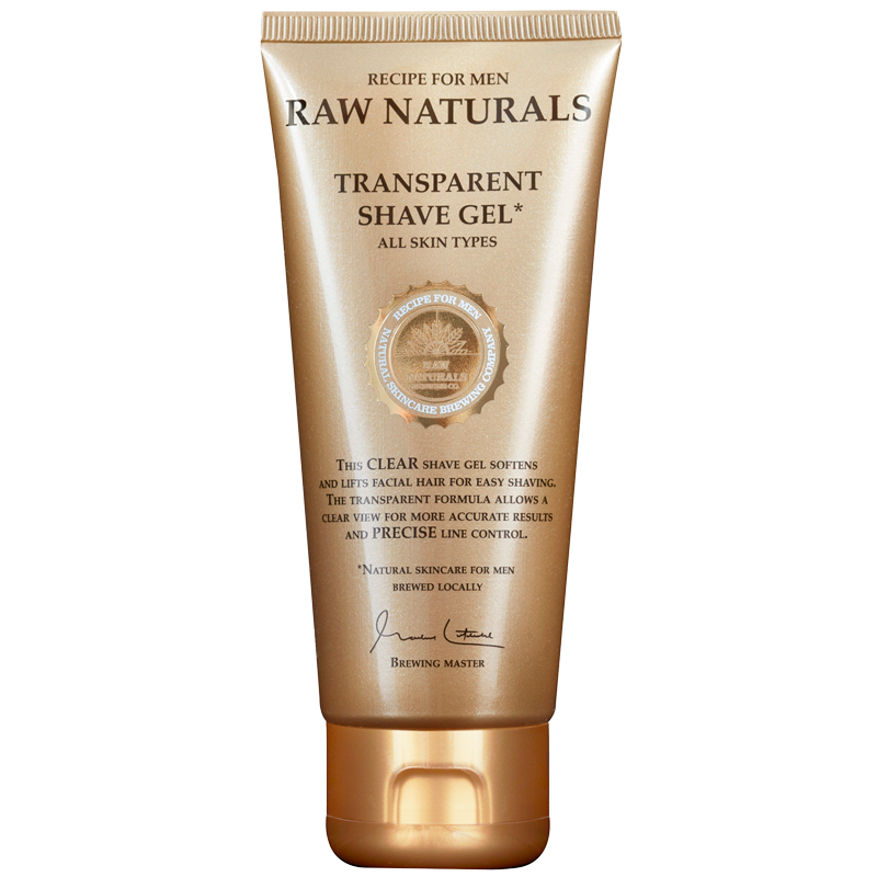 Raw Naturals Transparant Shaving Gel (100 ml)