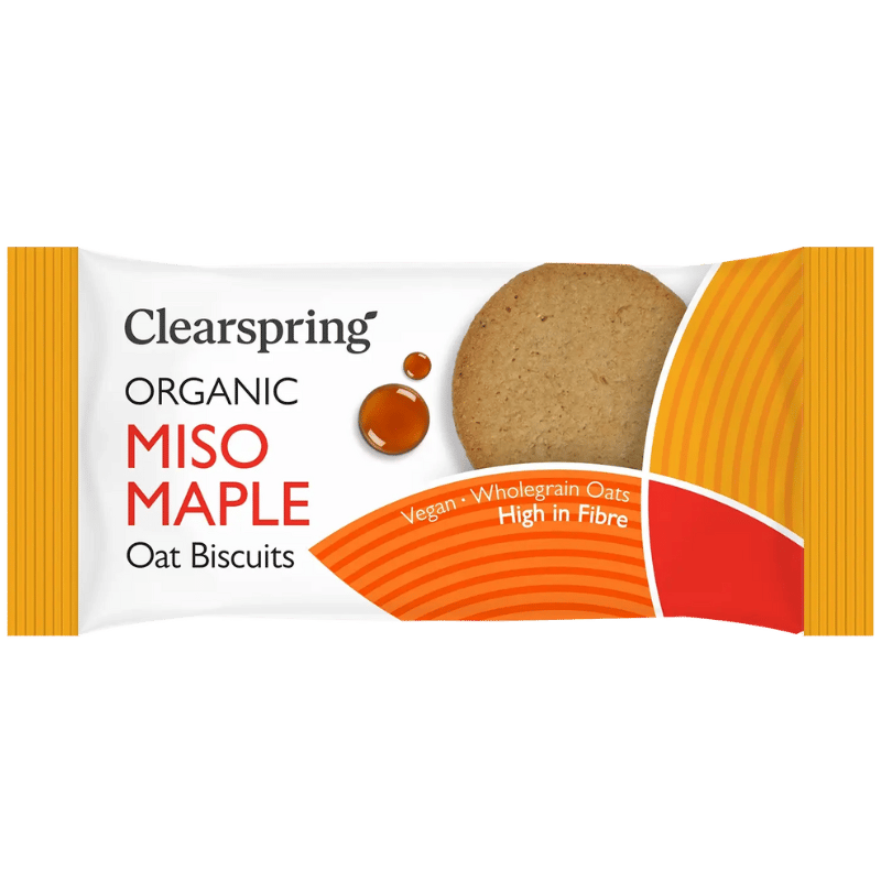 Clearspring Havrekiks Miso/Ahorn Ø (40 g)