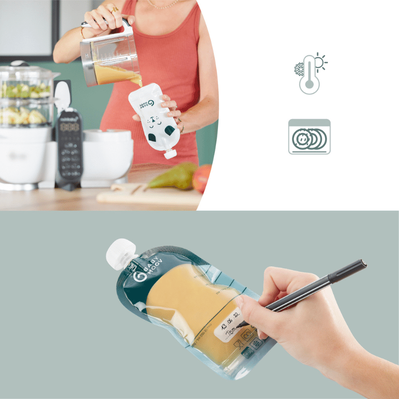 Babymoov ISY Genanvendelige Smoothieposer (20 stk)