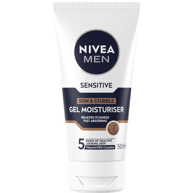 Nivea For Men Sensitive Skin & Stubble Gel Moisturiser (50 ml)