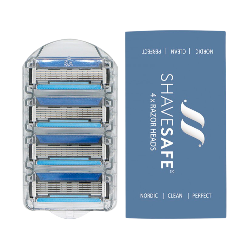 Shavesafe Razor Head (4 stk)