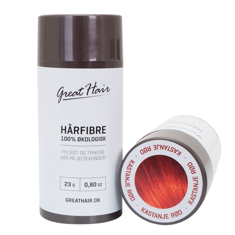 Great Hair Hårfibre (Kastanje rød)