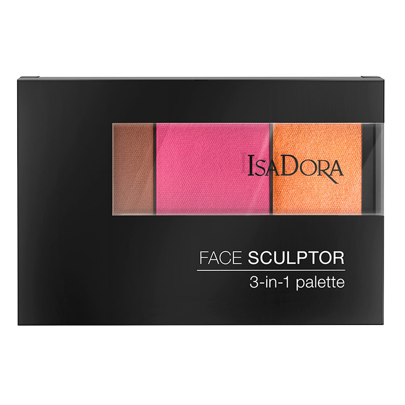 IsaDora Face Sculptor 3-in-1 Palette Bronze Plum (12 g)
