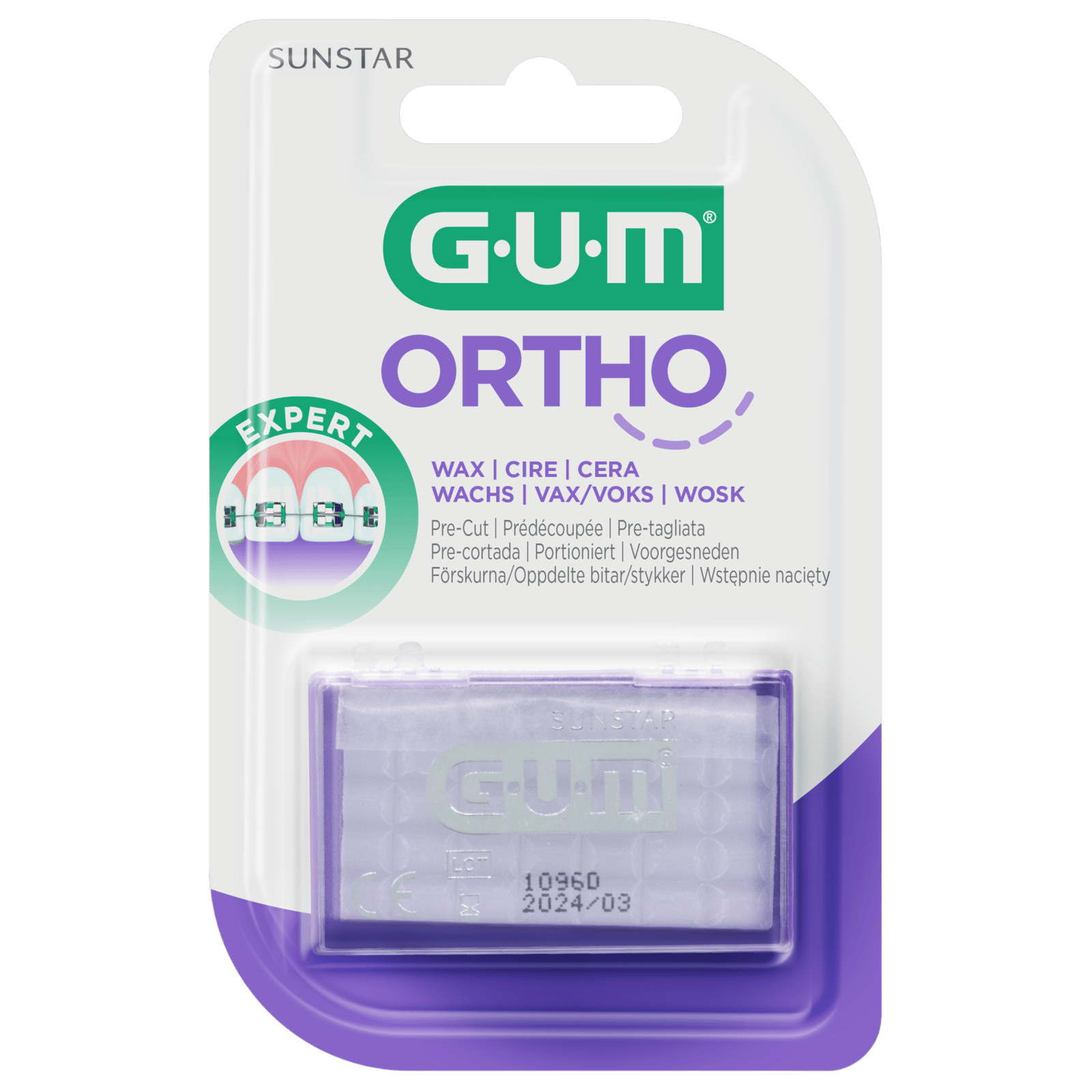 GUM Orthowax - Tandreguleringsvoks (1 stk)
