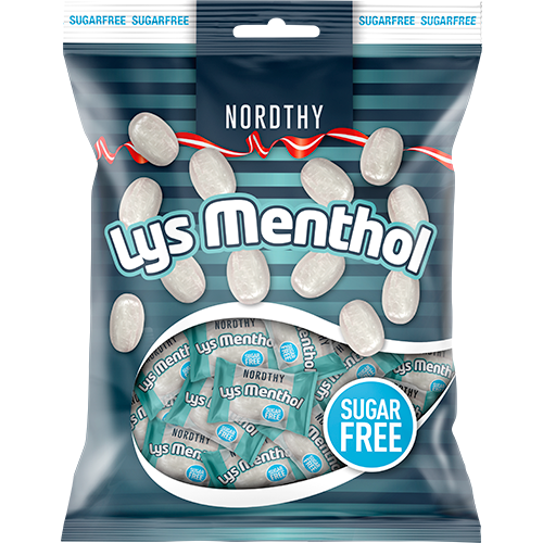 Nordthy Sukkerfri Lys Menthol (125 g)