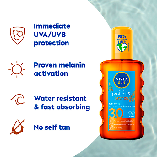 Nivea Protect & Bronze Oil SPF 30 (200 ml)