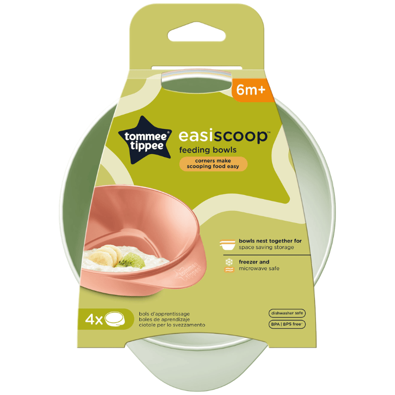 Tommee Tippee Easy Scoop Feed Bowls (4 stk)