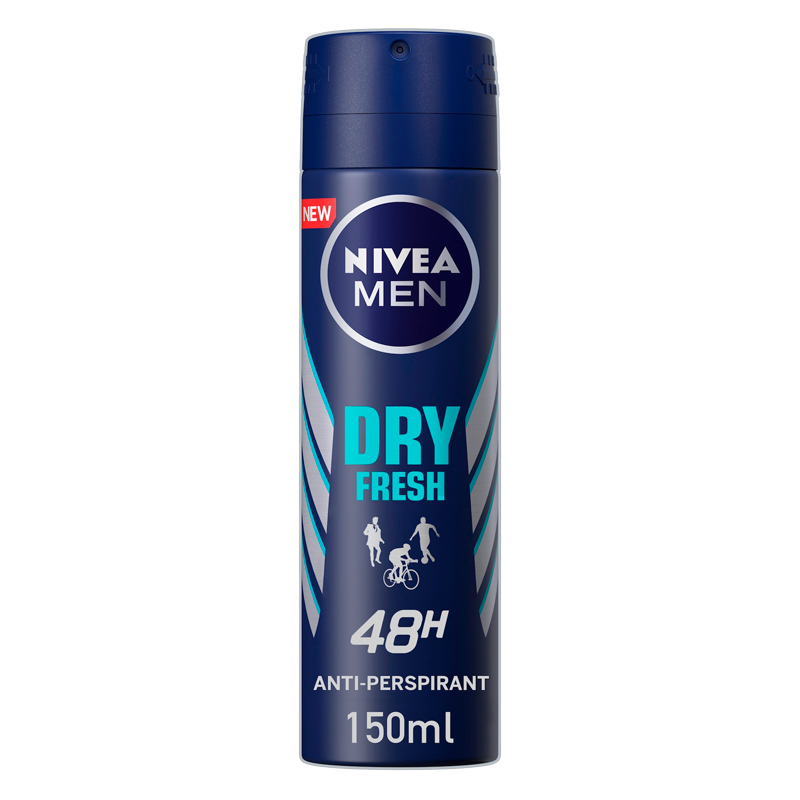 Nivea for Men Dry Fresh Male Spray (150 ml)
