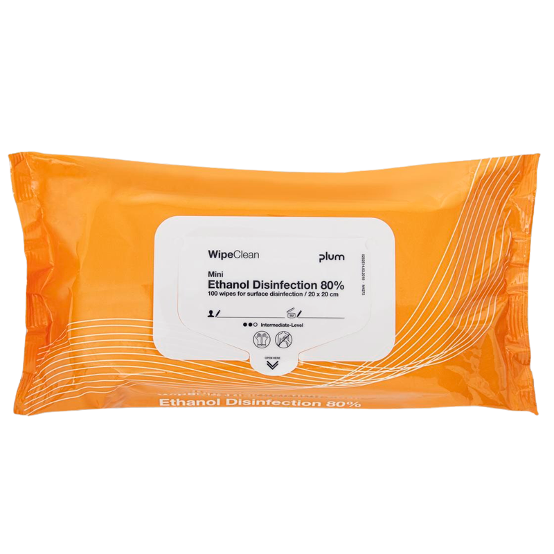 Plum WipeClean Overfladedesinfektion Mini (100 stk)
