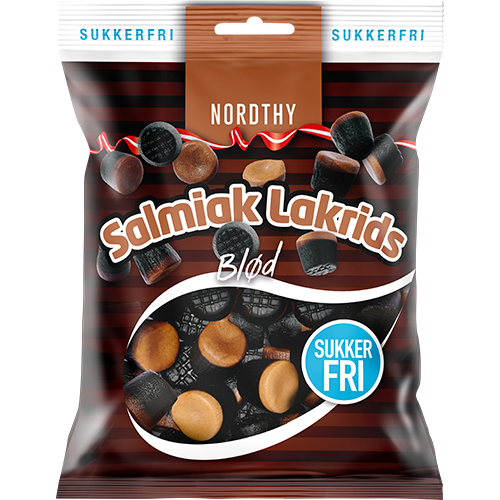 Nordthy Sukkerfri Salmiak Lakrids (65 g)