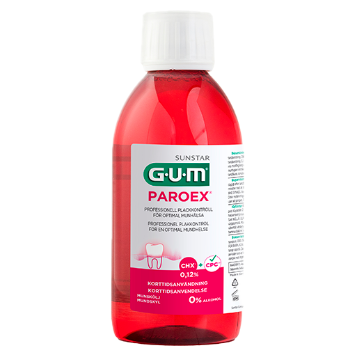 GUM Klorhexidin 0,12%, Mundskyl (300 ml)