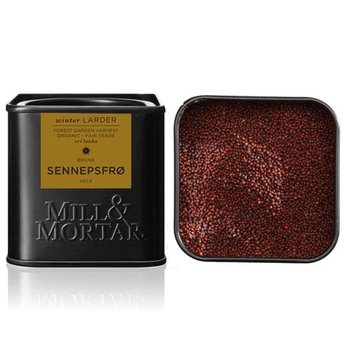 Mill & Mortar Sennepsfrø Hele Brune Ø (50 g)
