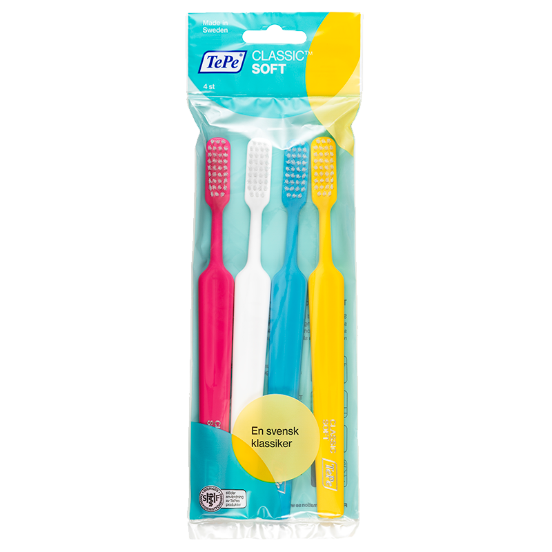 TePe Classic Soft Tandbørste (4 stk)