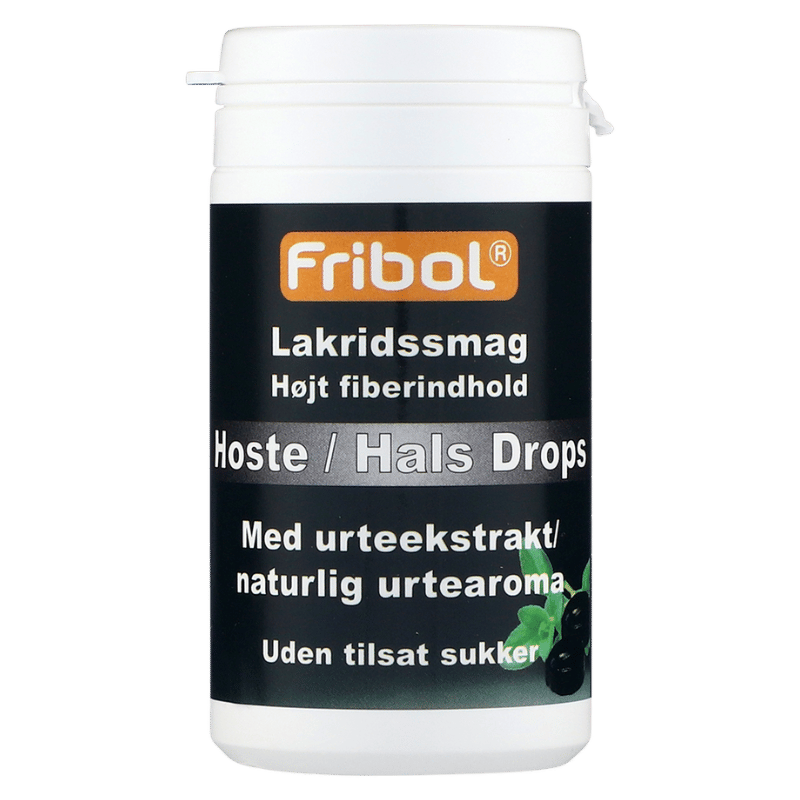 Fribol Hoste/Hals Drops Lakrids (60 g)