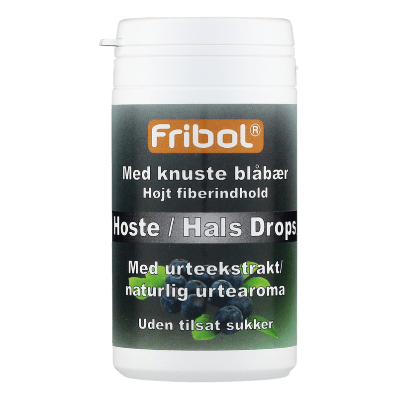 Fribol Hoste/Hals Drops Blåbær (60 g)