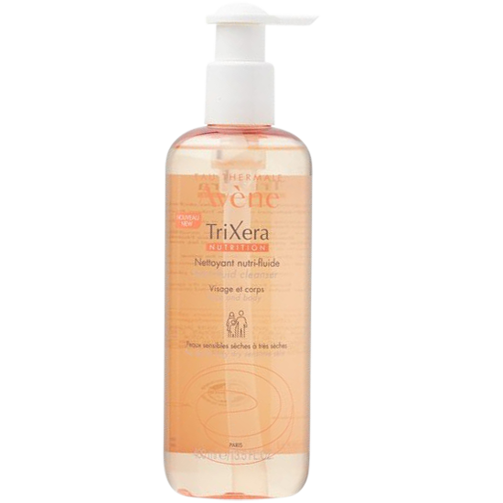 Avène TriXera Nutri-Fluid Cleanser 400 ml.