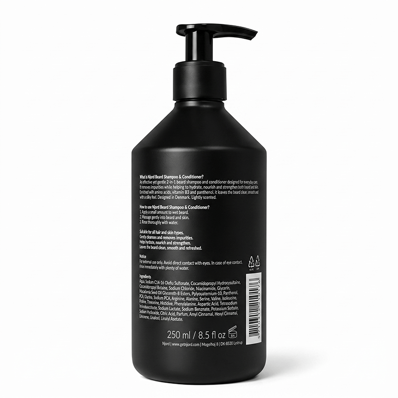 Njord Beard Shampoo & Conditioner (250 ml)