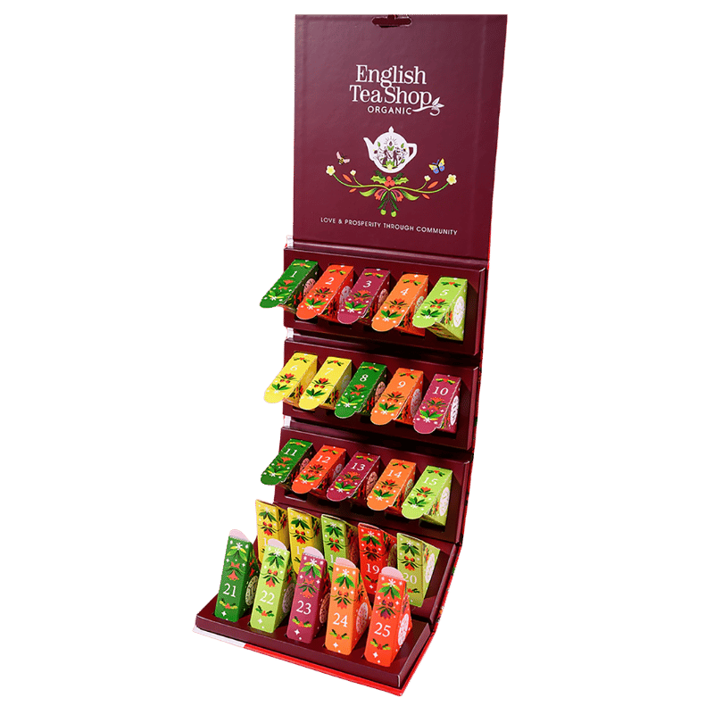 English Tea Shop Væg Julekalender Ø (25 breve)