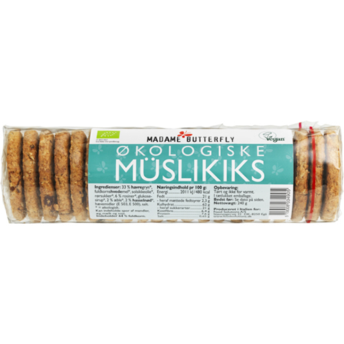 Madame Butterfly Øko Müslikiks (240 g)