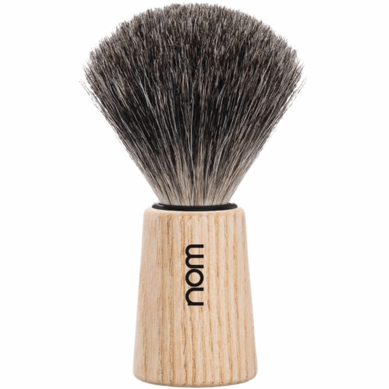 Nom Shaving Theo Barberkost Pure Badger Pure Ash (1 stk)