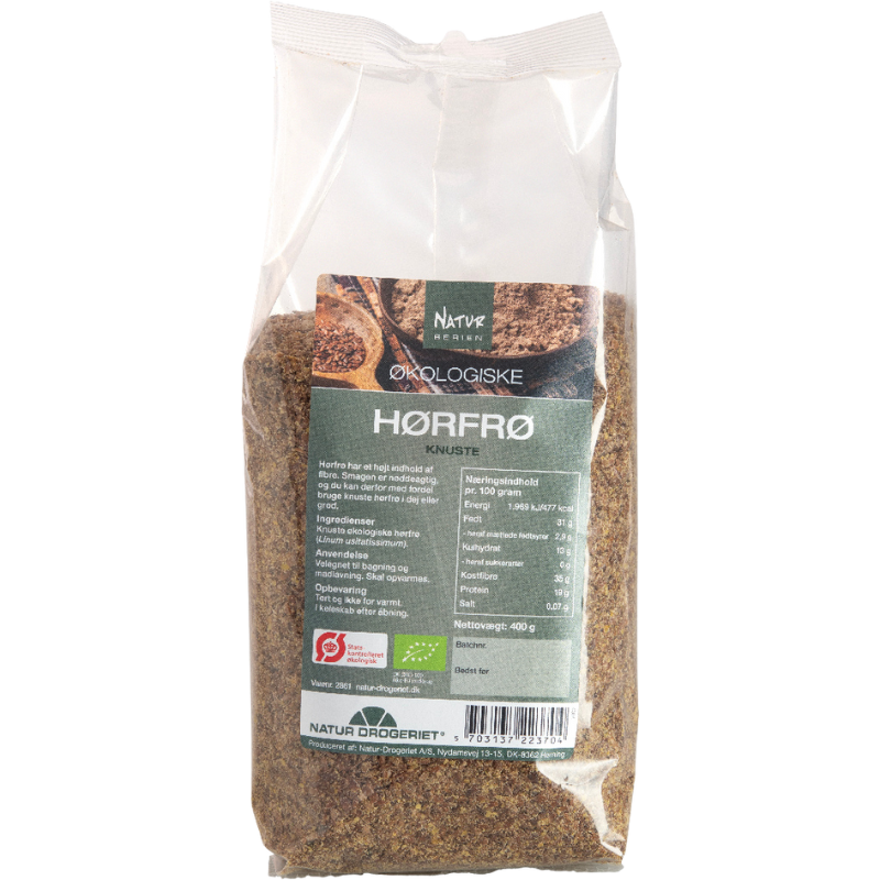 Natur Drogeriet Hørfrø Knuste Ø (400 g) Natur Drogeriet Hørfrø Knuste Ø (400 g)