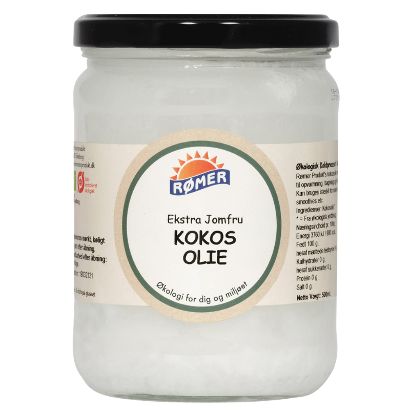 Rømer Kokosolie Ekstra Jomfru Koldpresset Ø (500 ml)
