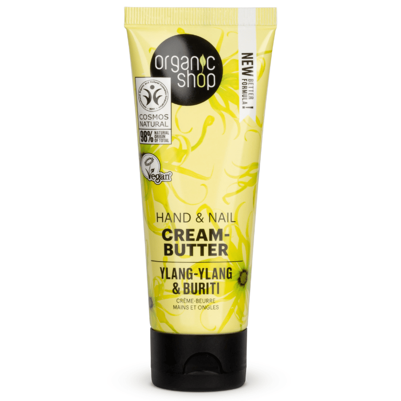 Organic Shop Hand & Nail Cream-Butter Ylang-Ylang & Buriti (75 ml)