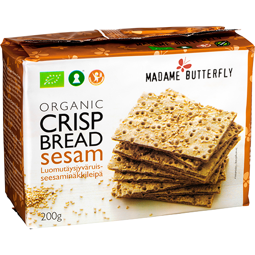 Madame Butterfly Knækbrød Sesam Ø (200 g)