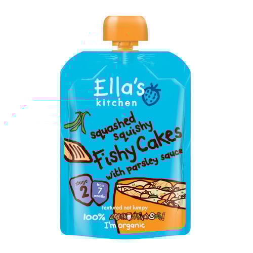 Ellas Kitchen Babymos Laks/Persille/Grøntsager Ø 7 Mdr (130 gr)