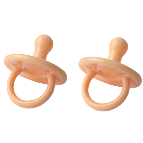 Filibabba Silikone Sutter Peach (2 stk)
