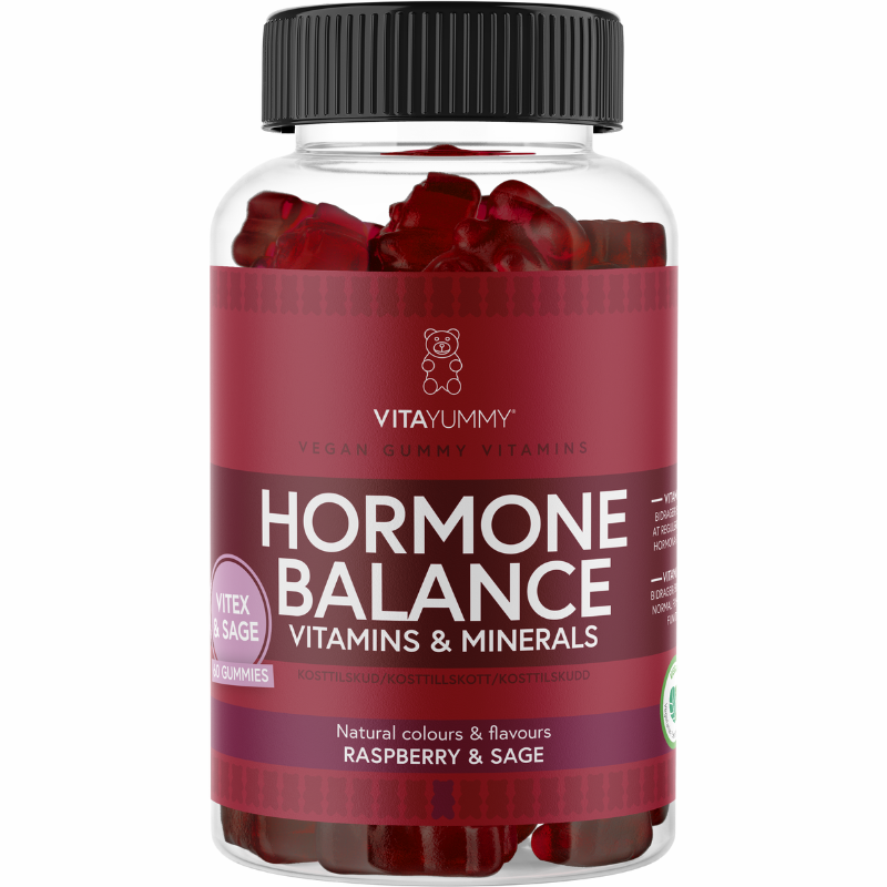 VitaYummy Hormone Balance Raspberry & Sage (60 stk)