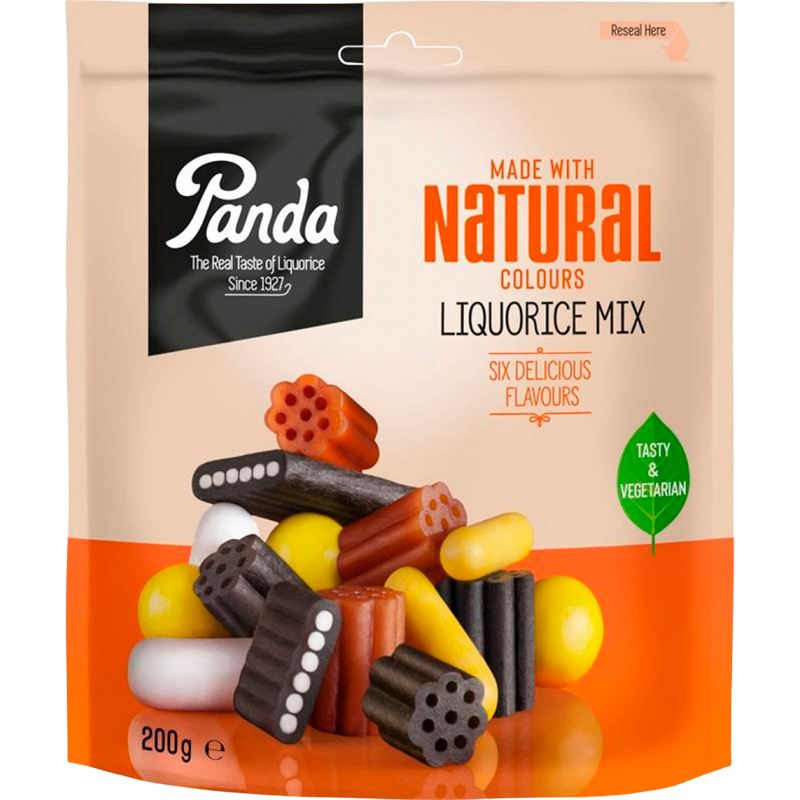 Panda lakridsmix 200 gr.