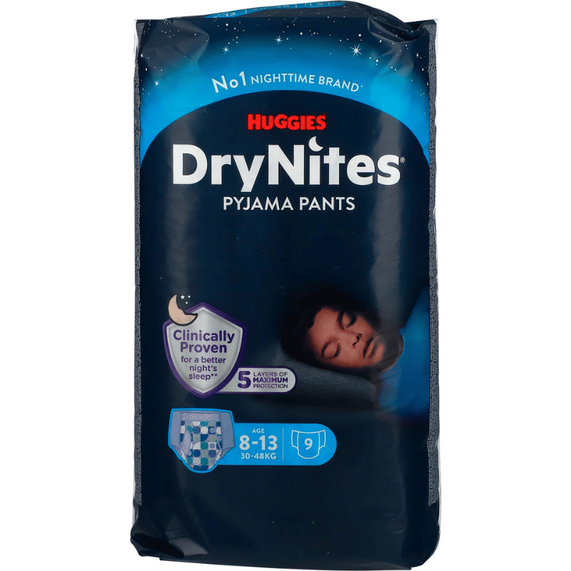 Huggies DryNites 8-13 År Boy (9 stk)