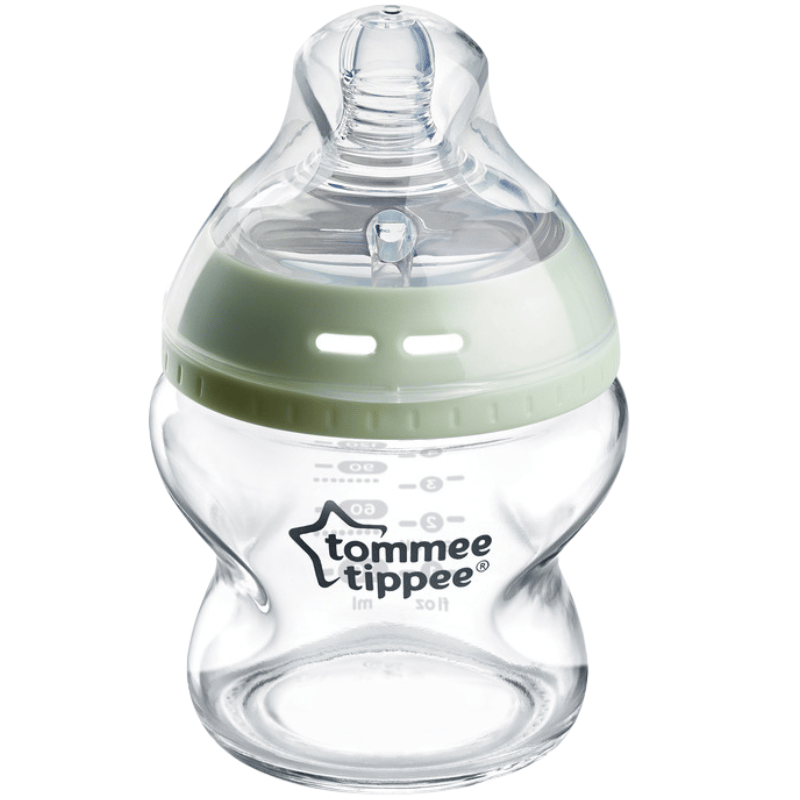 Tommee Tippee Natural Start Glas Sutteflaske Slow Flow 150 ml (1 stk)