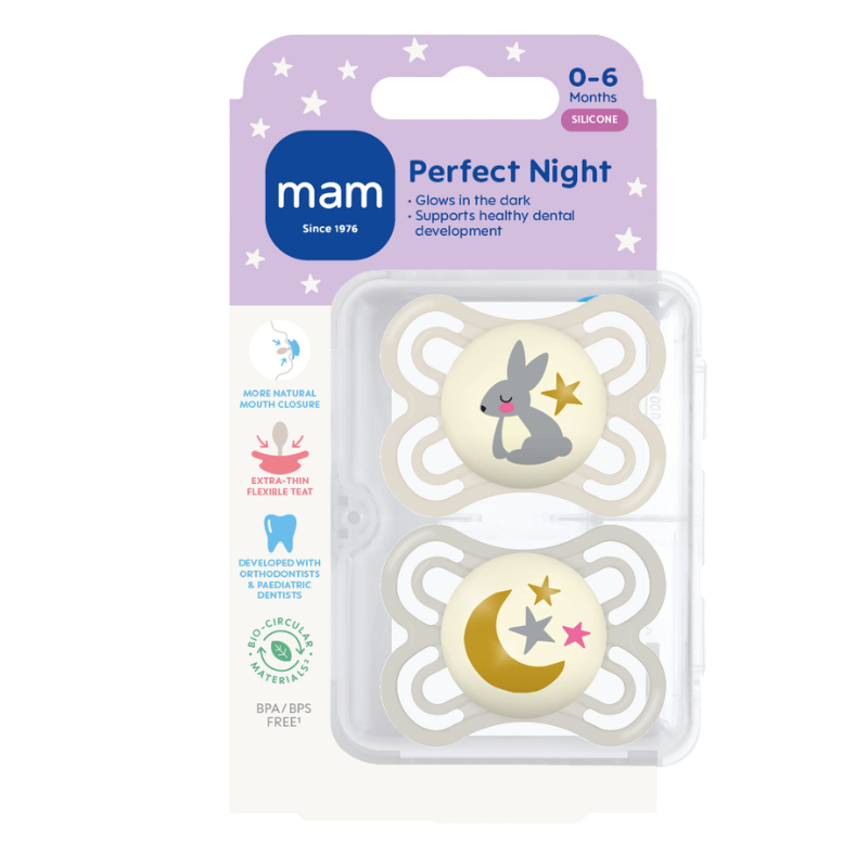 MAM Perfect Night Silk 0-6M V Neutral (2 stk)