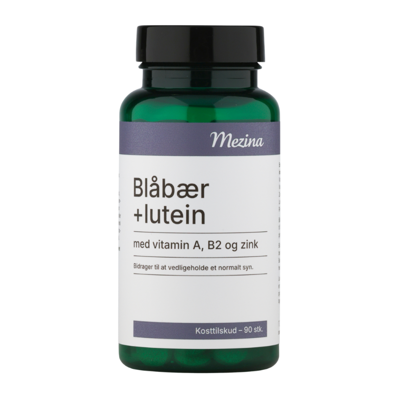 Mezina Blåbær & Lutein (90 tabl)