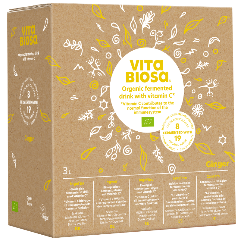 Vita Biosa Ingefær Ø bag-in-box (3 liter)