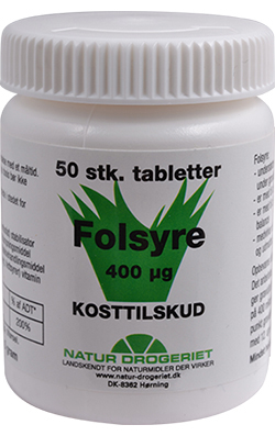 Natur Drogeriet Folsyre (50 tabletter)