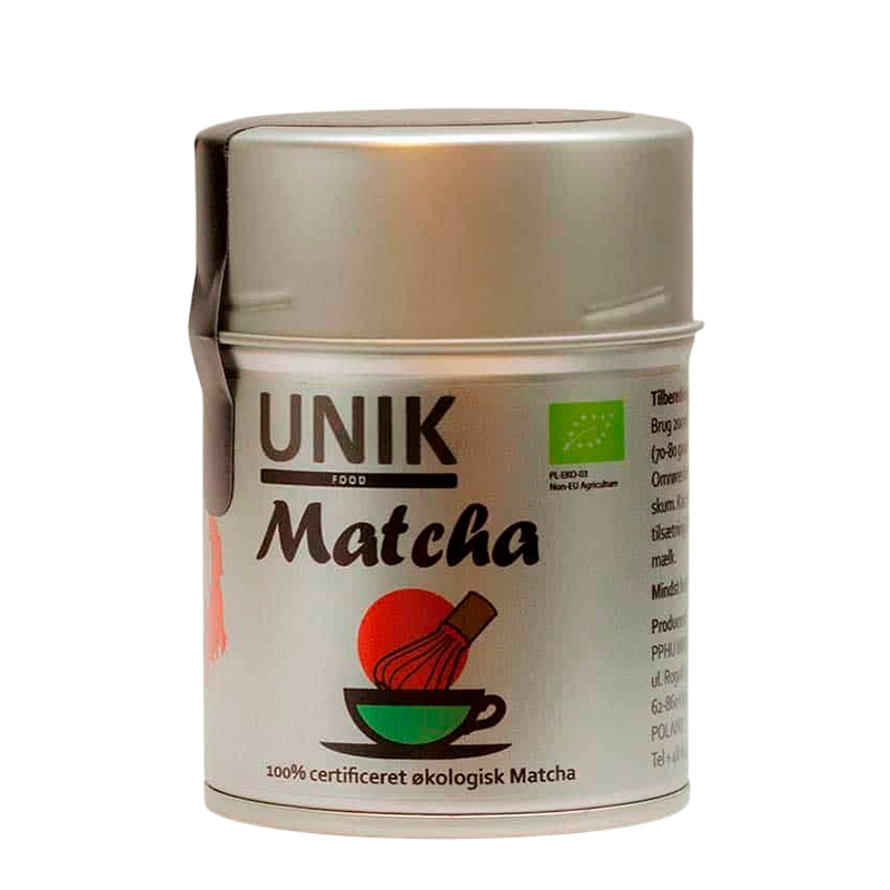 Unik Food Matcha Grøn Te Ø Japansk Pulver (40 g)