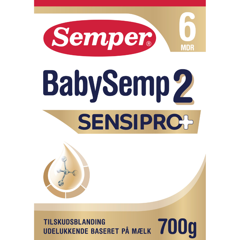 Semper BabySemp 2 Sensipro+ Tilskudsblanding - Fra 6 mdr. (700 g)