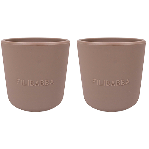 Filibabba Silikone Kop Warm Grey (2 stk)