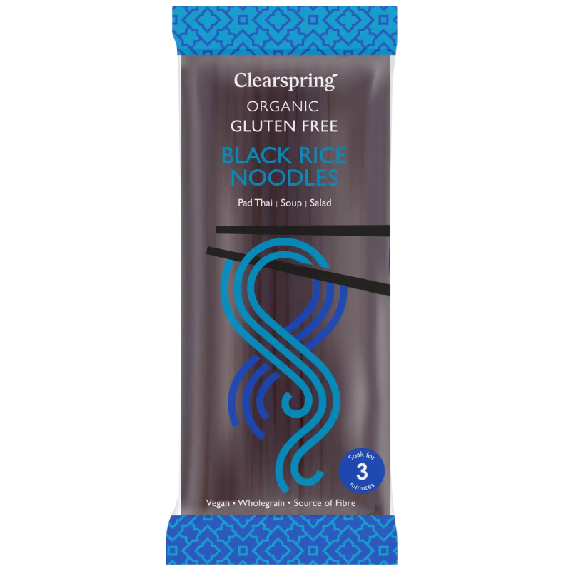 Clearspring Sort Ris Nudler Ø (200 g)